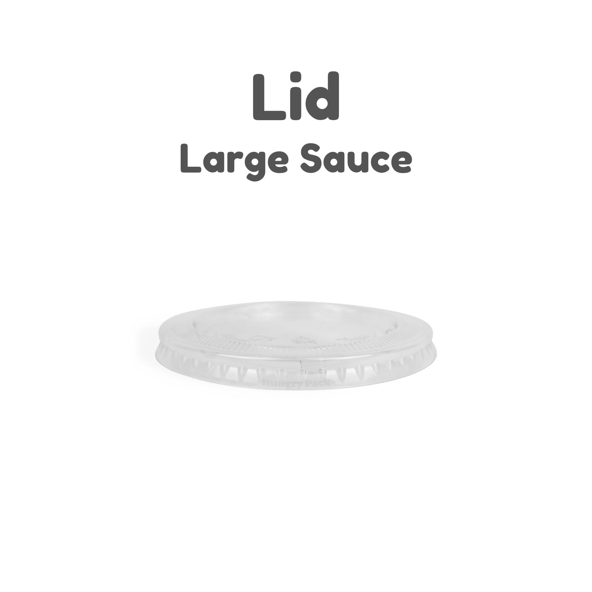 Clear plastic lid on a white background