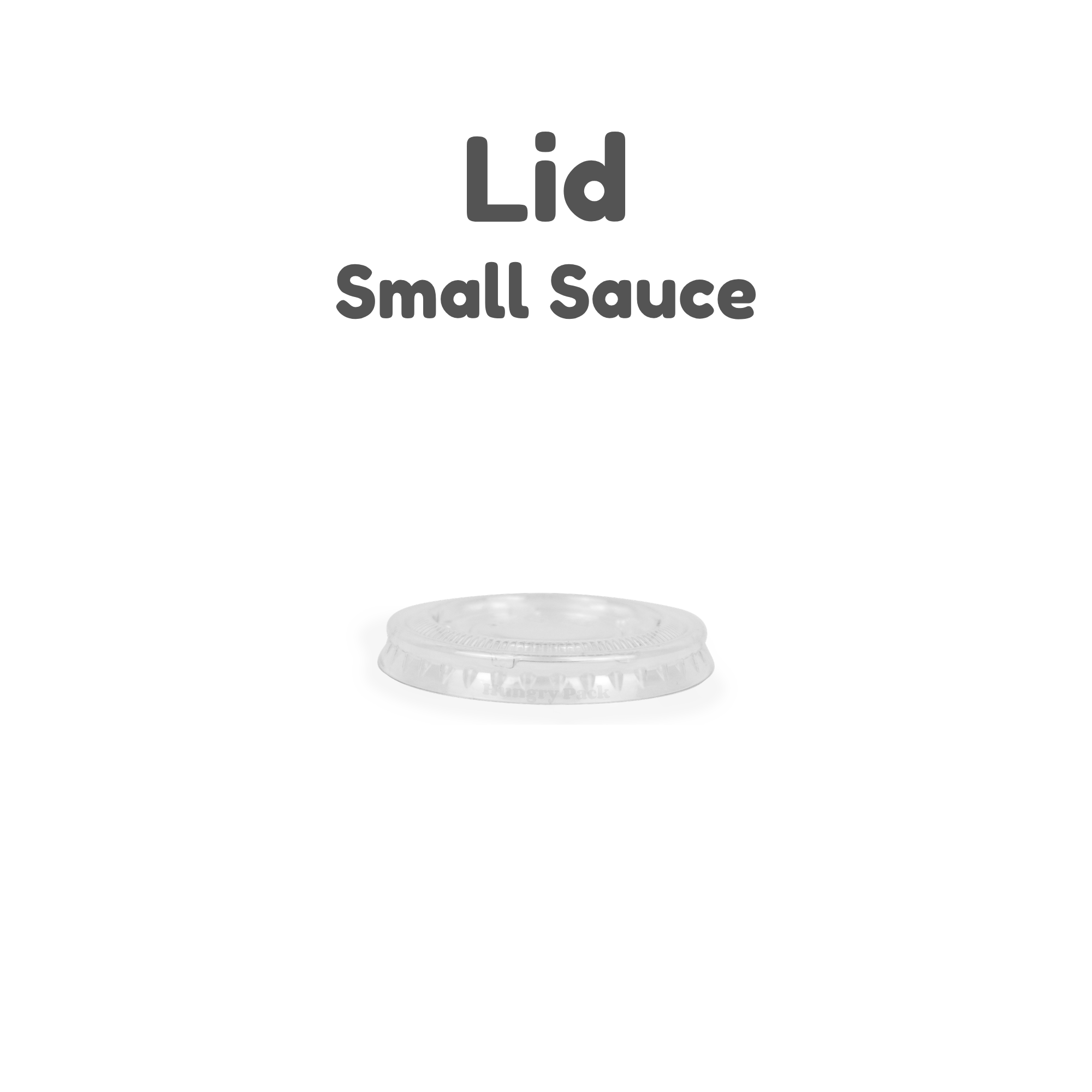 Clear plastic lid on a white background